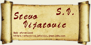 Stevo Vijatović vizit kartica